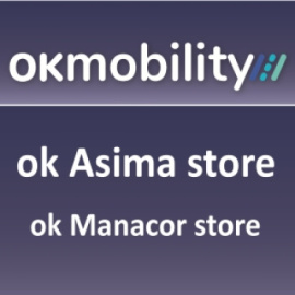 Logo OK MOBILITY-THE SHOWROOM ASIMA. PALMA 